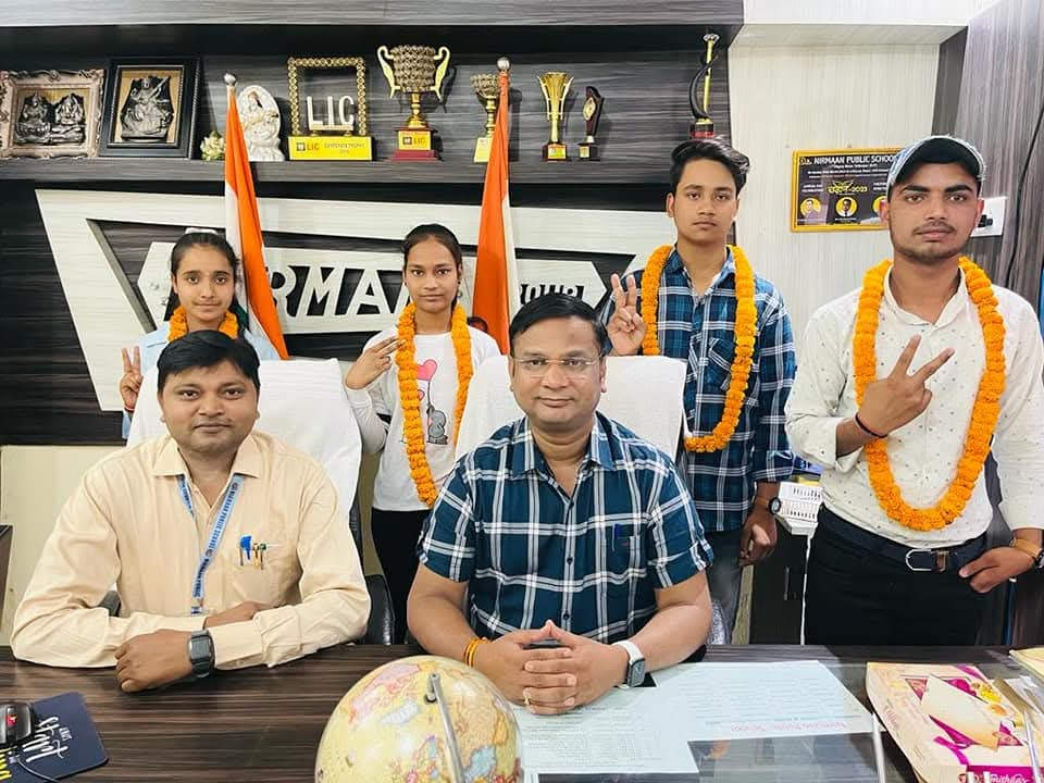 Award ceremony at Nirmaan Public School